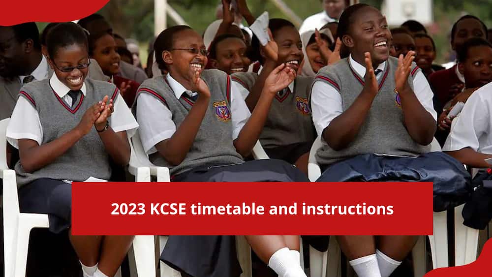 kcse exam timetable 2023
