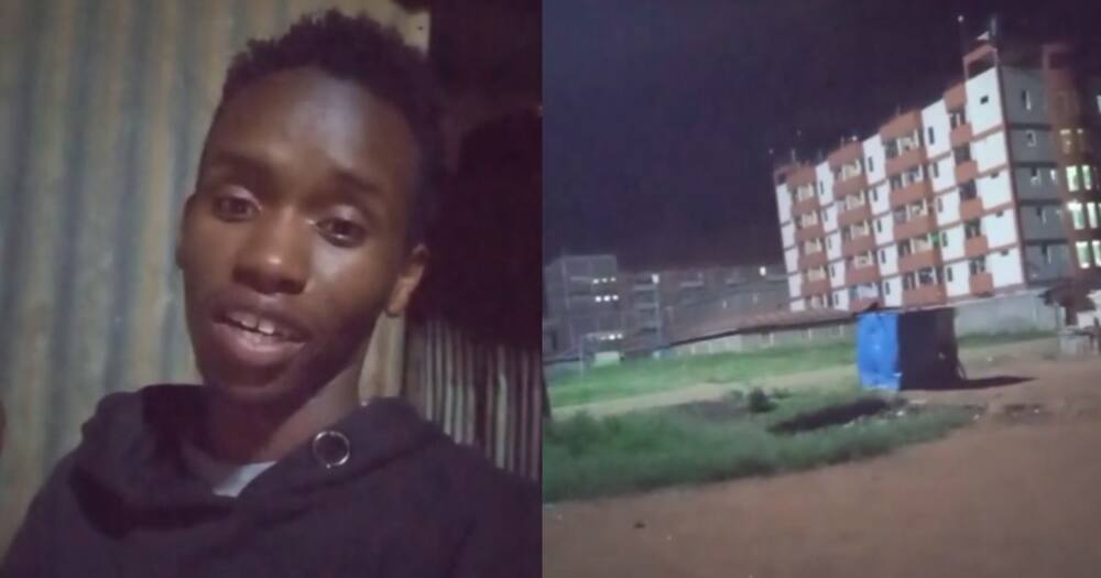 Young Man Blames Uhuru for His Plight after Moving from Flats to Mabati House