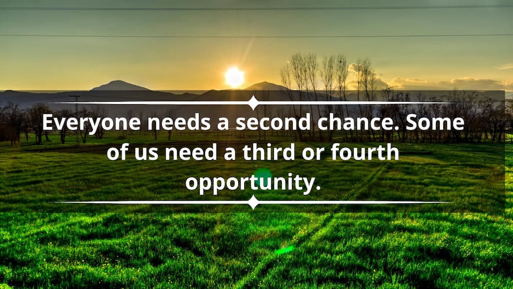 quotes about second chances