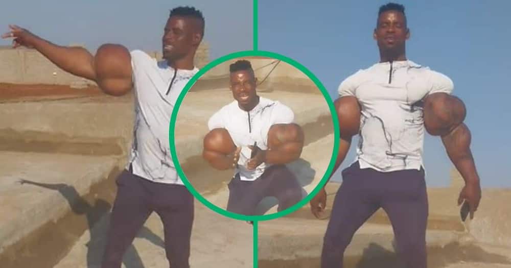 TikTok video of buff man dancing goes viral.