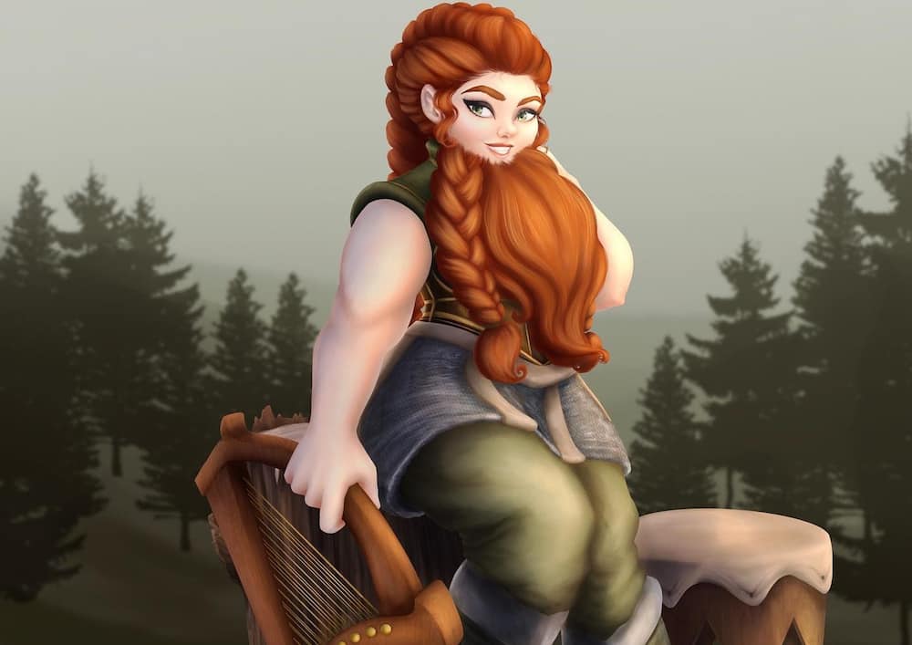 A female fantasy character