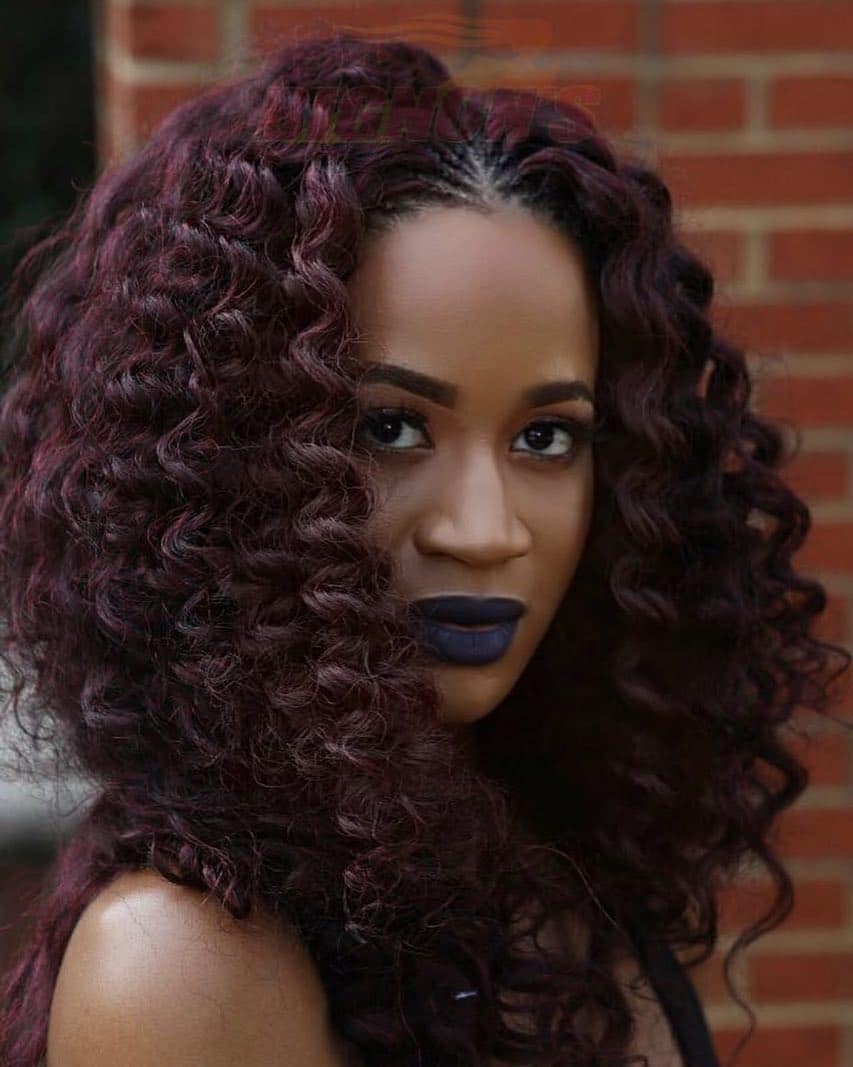 Deep wave micro braids  Micro braids styles, Curly braided