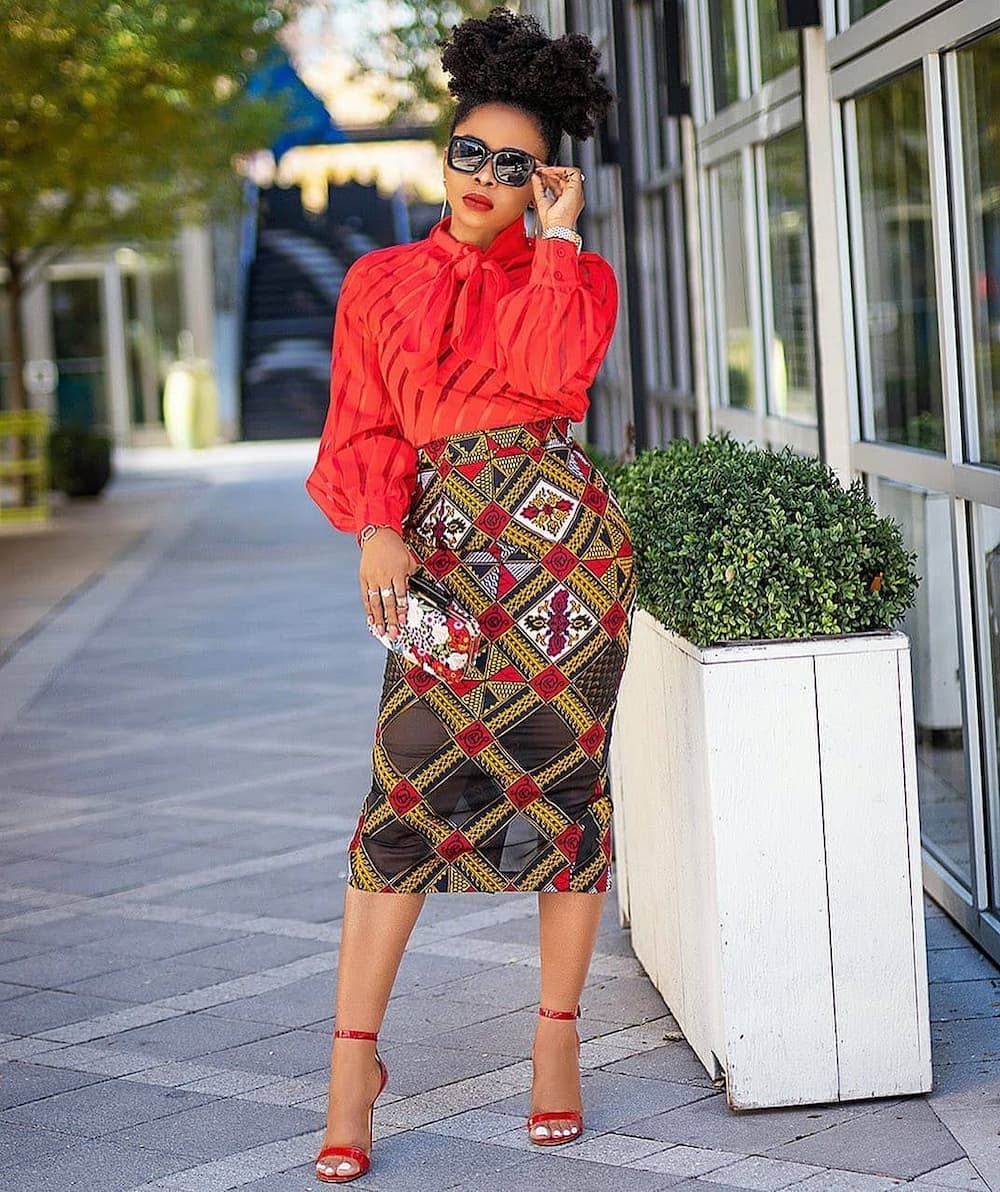 Ankara skirt and blouse styles