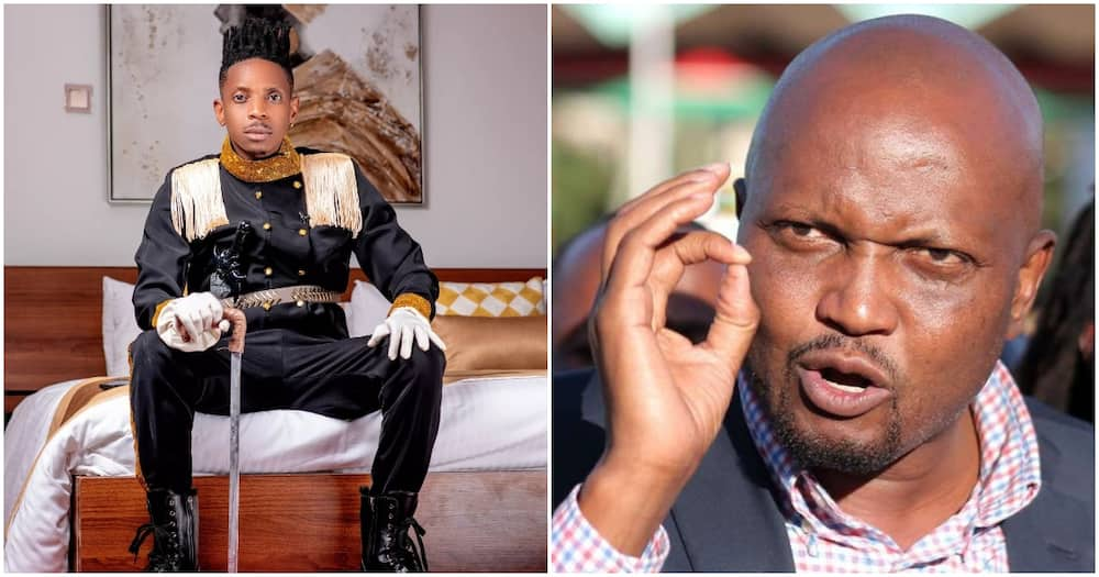 Eric Omondi, Moses Kuria