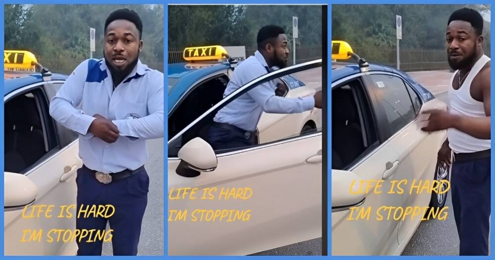 Ghanaian Man In Dubai Gives Up Taxi Job.