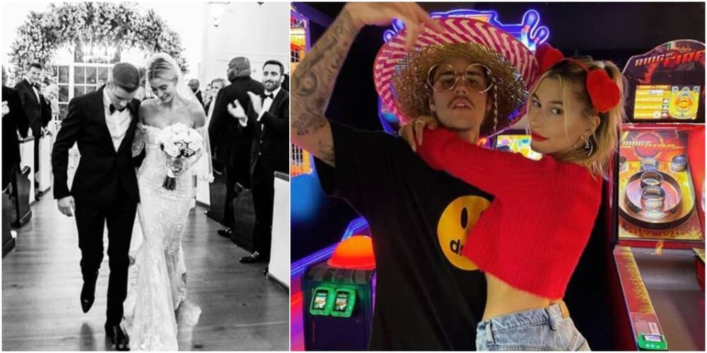 Justin Bieber and wife Hailey celebrate 1st wedding anniversary (photos)