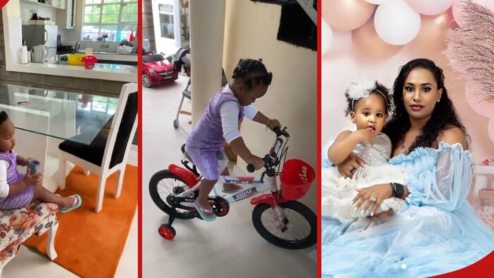 Grace Ekirapa Shows Off Beautiful Home Interior as She Gifts Daughter AJ First Bike