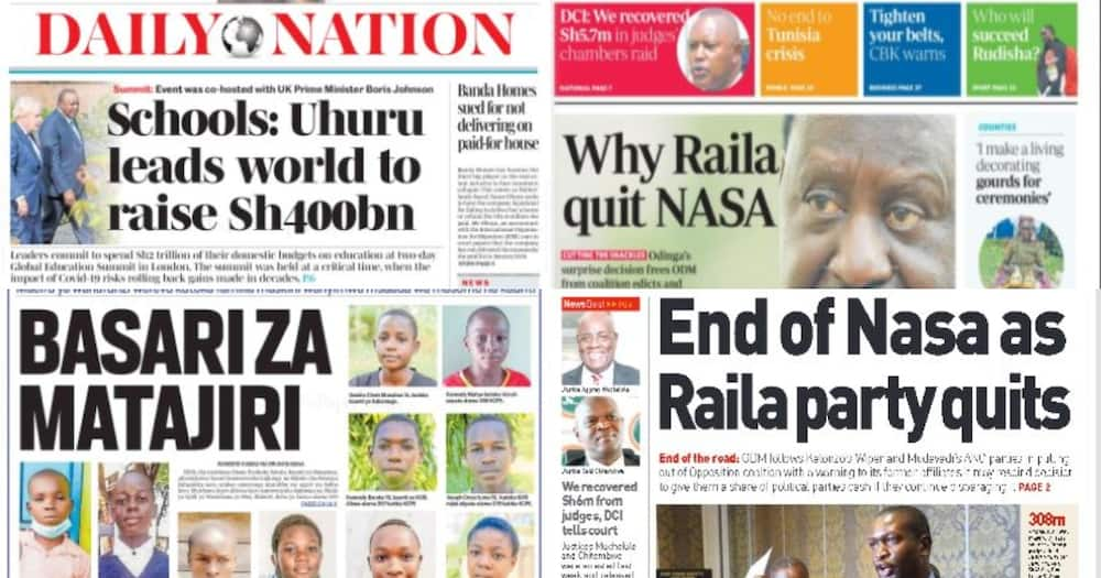 Kenyan Newspapers Review: Caroline Kangogo Buried in Her Wedding Dress, Family Calls for Speedy Probe