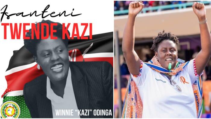 Winnie Odinga Celebrates Election to EALA, Thanks Supporters: "Twende Kazi"