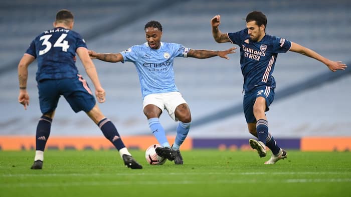 Manchester City vs Arsenal: Raheem Sterling scores in 1-0 win for the Citizens