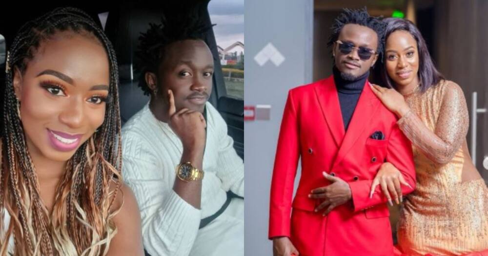 Singer Bahati and his beautiful wife Diana Marua.