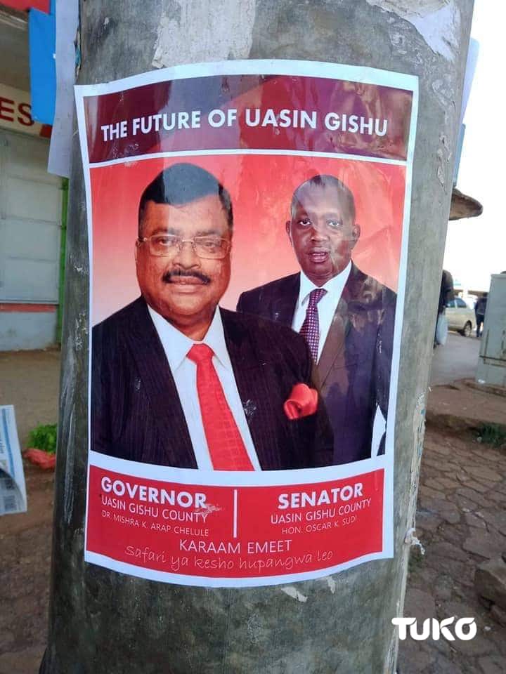 Oscar Sudi denies eyeing Uasin Gishu Senate seat after campaign posters spread in Eldoret