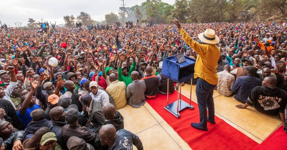 Saba Saba: Preparations For Raila Odinga's Mega Rally In Top Gear At ...