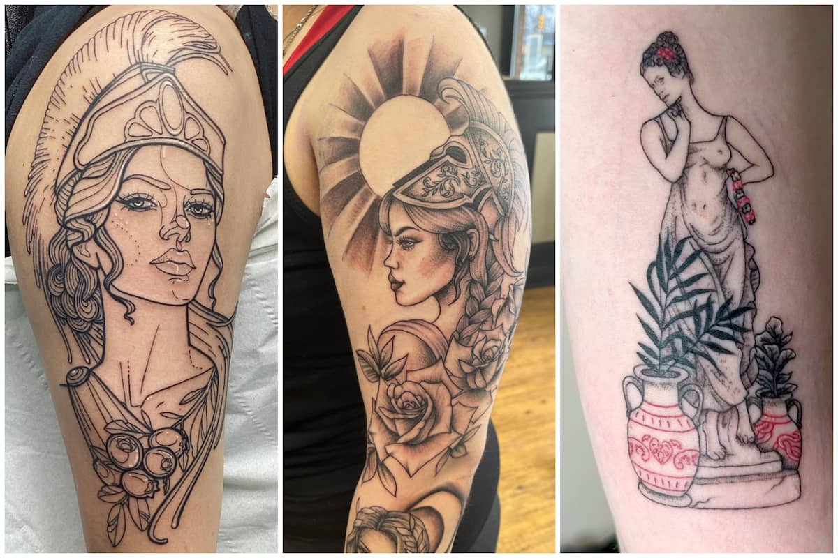 Tattoos by Alan Aldred : Tattoos : Half-Sleeve : Greek Mythology Sleeve  Tattoo