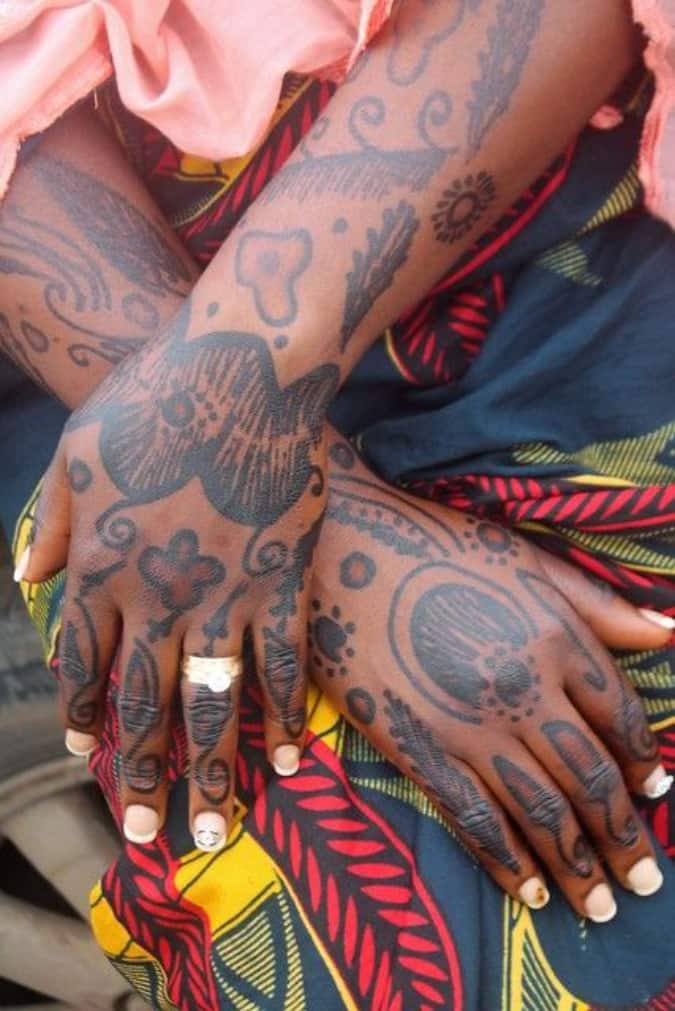 Nigerian tribal tattoo
