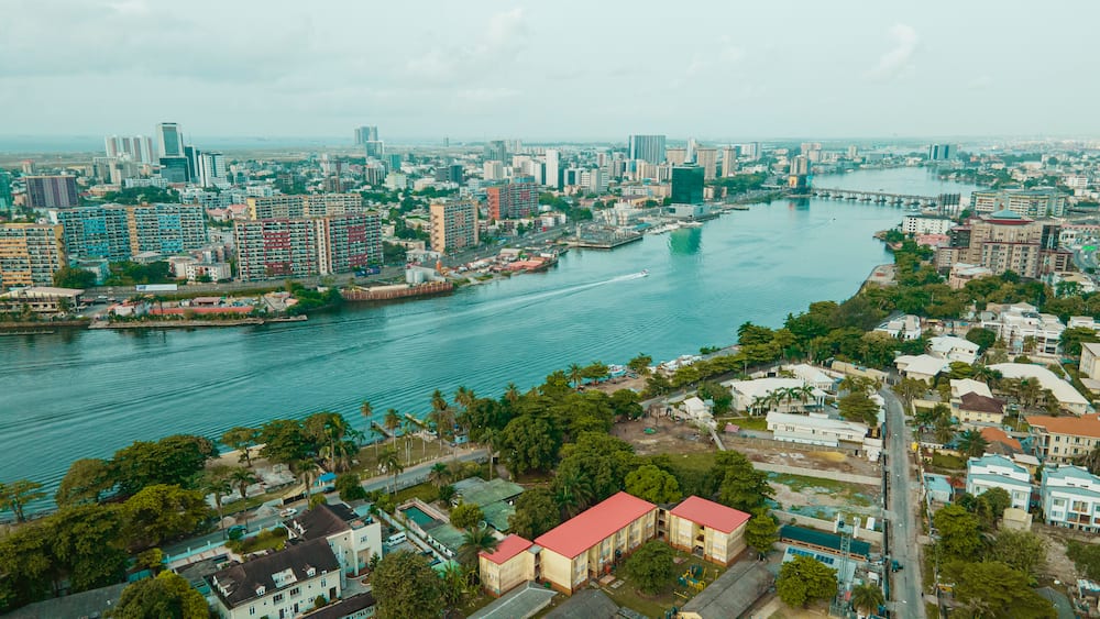 Cityscape and skyline of Lagos Island