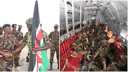 Heartwarming: KDF Chief Kibochi personally motivates Kenyan soldiers Headed to DRC