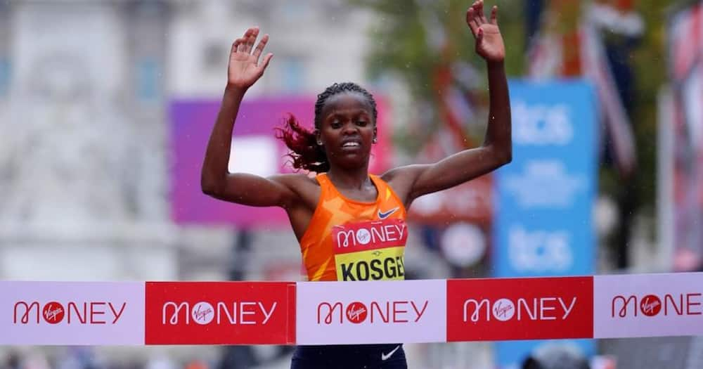 London Marathon 2020: Brigid Kosgei wins women's race to reclaim crown