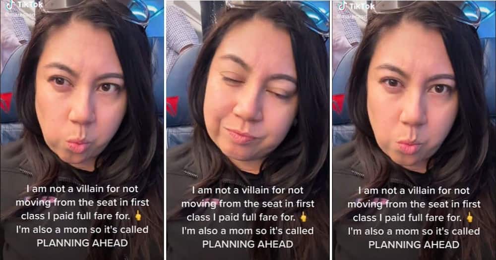 Woman refuses to give up seat