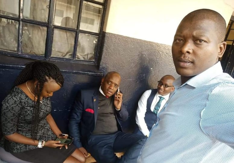 Jacque Maribe amtembelea Dennis Itumbi katika kituo cha polisi Muthaiga baada ya kukamatwa