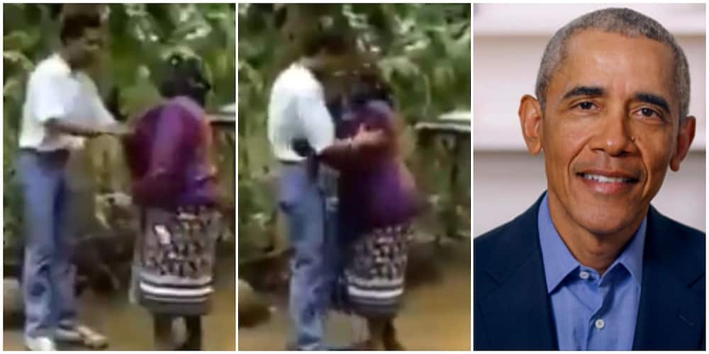 33-Year-Old Video of Young Barack Obama Gifting His Grandmother a Dress Goes Viral, Melts Hearts