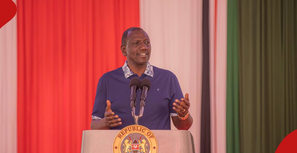 President William Ruto speaks in Naivasha. He wants to tax Kenyans more.