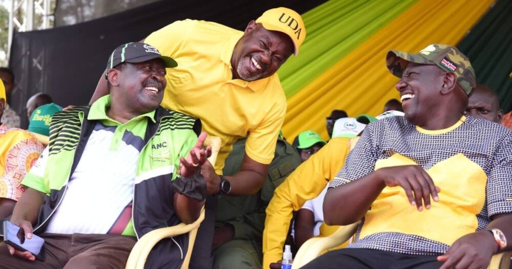 Musalia Mudavadi claimed William Ruto is Kenya's problem.