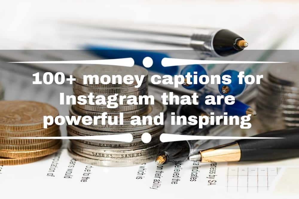 money captions for Instagram