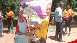 Valentine's Day 2024: Vihiga Woman Gifts Strangers Flowers to Spread Day's Love