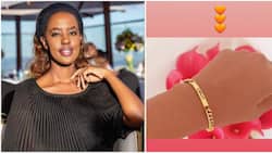 Lilian Nganga Shows Off Gold Bracelet with Son's Name Says She Cherishes His Laughter