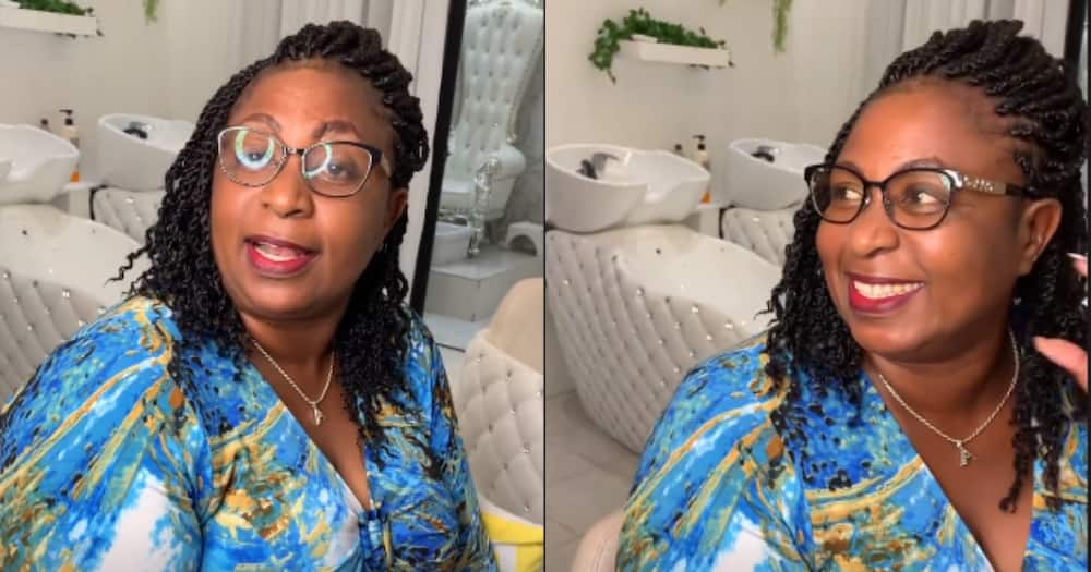 Aisha Jumwa shows off her hairstyle in lovely clip.