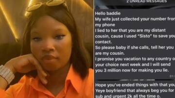 Sugar Daddy Promises Side Chick KSh 562k and Vacation to Hide Affair: "My Wife is Suspecting Us"