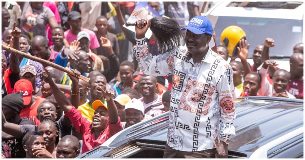 Raila Odinga defends madoadoa remarks in Wajir.