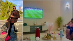 Jamal Roho Safi Shows off Suave Living Room as He Enjoys World Cup Match with Family