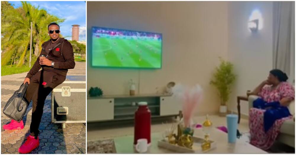 Jamal Roho Safi, elegant living room, World Cup semifinal, bonding with family.