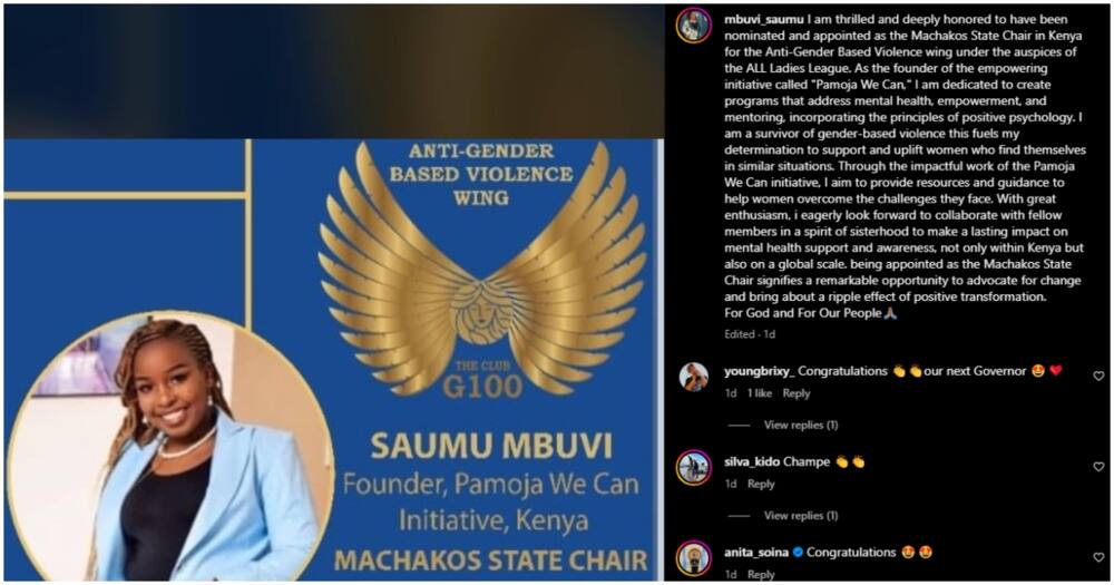 Saumu Mbuvi appointed in Machakos
