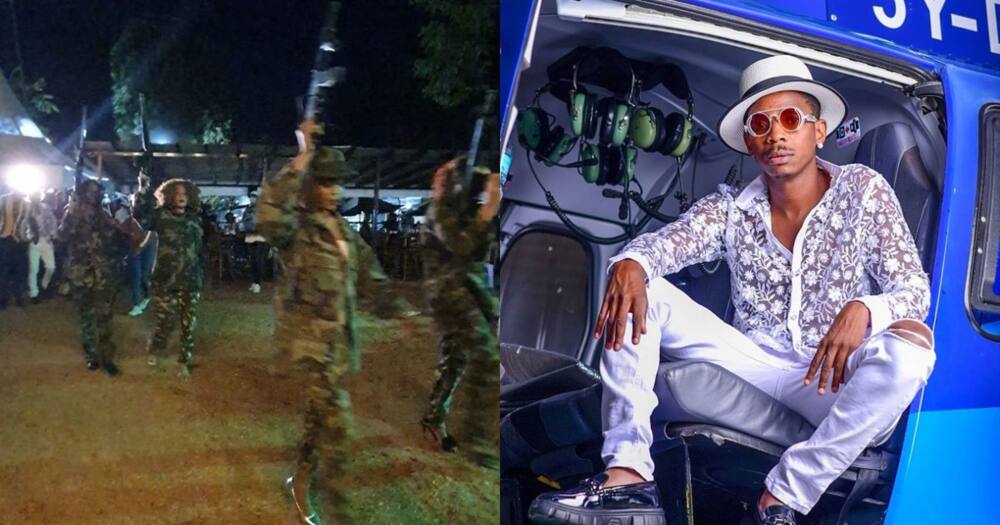 Eric Omondi shows up at the Luo Festival in tight security.