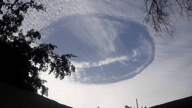 Mysterious whirlpool hole in the sky stuns UAE residents