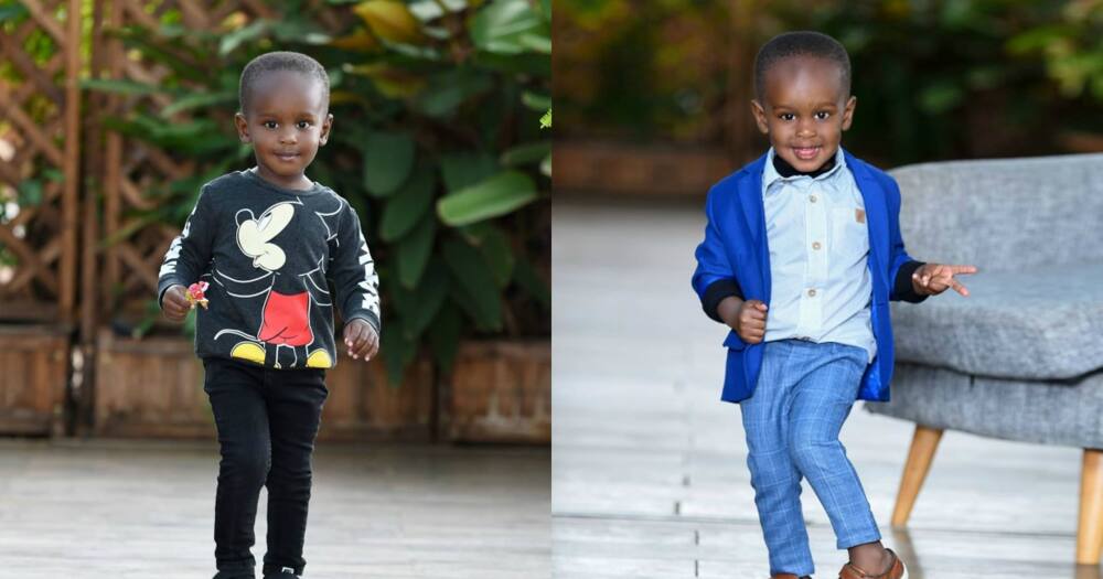 Comedian Njugush's son Tugi leaves netizens cracking their ribs after saying gari inaluluma