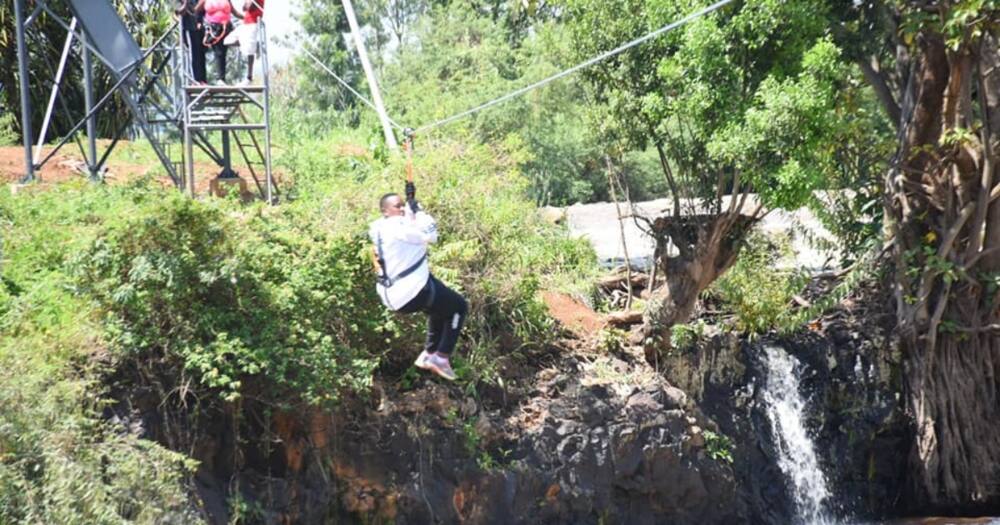Sabina Chege Launches Ziplining Adventure in Murang’a.