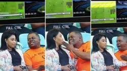 Awkward Moment: Woman Leaves Many Stunned after Denying Boyfriend Kiss on Live TV
