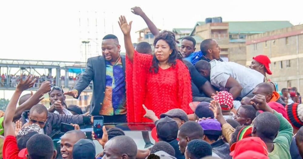 Mike Sonko Joins Nairobi Gubernatorial Hopeful Agnes Kagure on Campaign Trail.