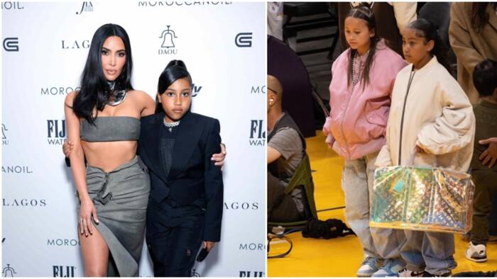 Kim Kardashian’s Daughter North West Carries Louis Vuitton Handbag Worth KSh 858k, Picture Causes Stir