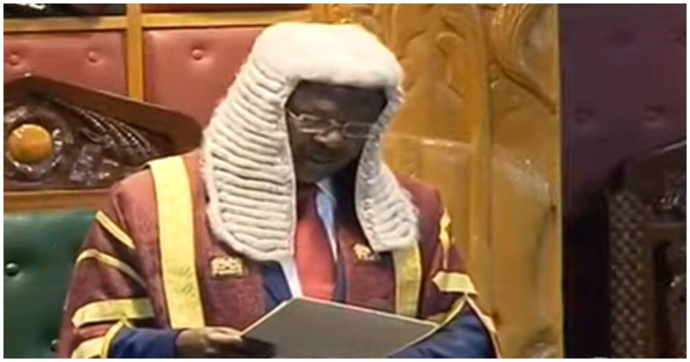 Speaker Moses Wetang'ula.