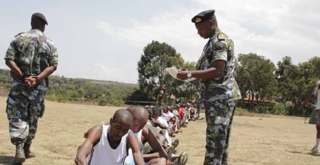 99 youths arrested for reporting to KDF training with fake calling letters