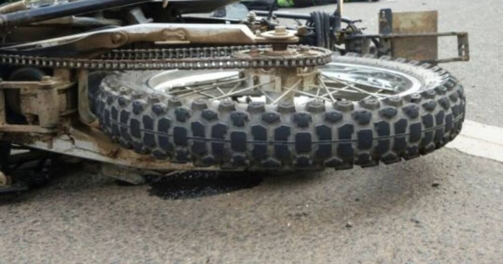 A boda boda accident. Photo: Road Alerts.