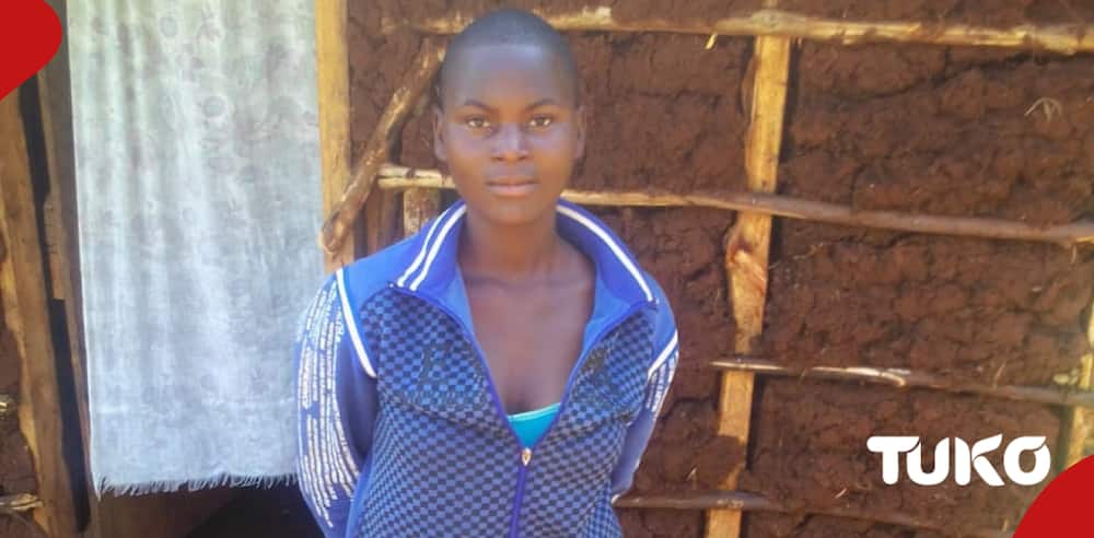 Olivet Achieng'. She is pleading for help to join high school.