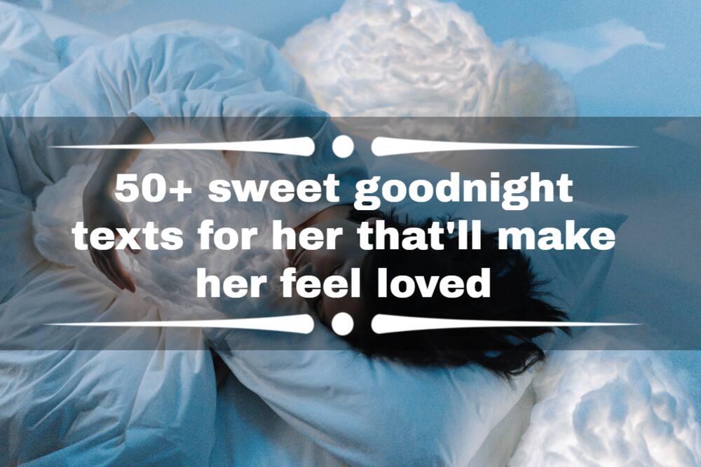 sweet goodnight texts for her