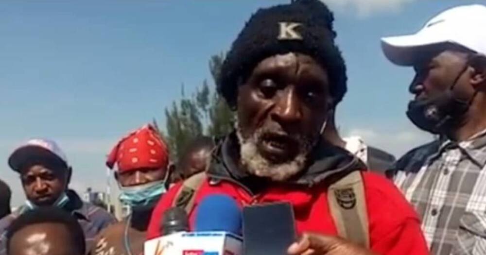 Stephen Muigai had trekked from Nakuru to Kirinyaga to attend Mashujaa day celebrations.
