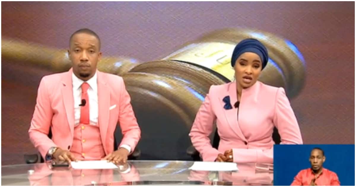 Rashid Abdalla, Wife Lulu Hassan Stun in Matching Pink Suits During Prime T...
